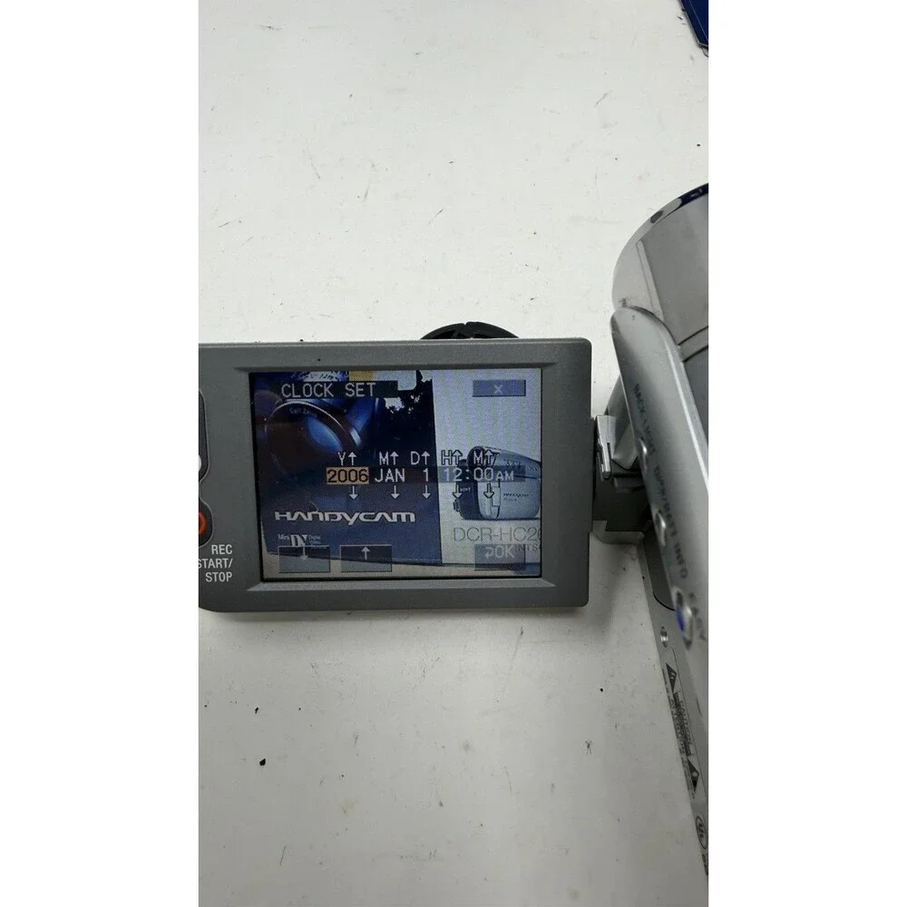 Sony Handycam DCR-HC26 Digital Video Camera Recorder For Parts Or Repair